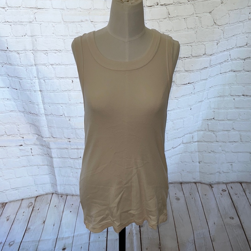 Fabletics Cream Tank Top